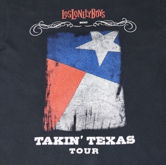 Los Lonely Boys Adult Small Band T-shirt Takin Texas Tour Concert Tee Black 2010 - Picture 3 of 7